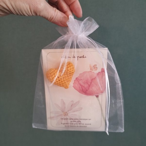 Câlin de poche (coquelicot)