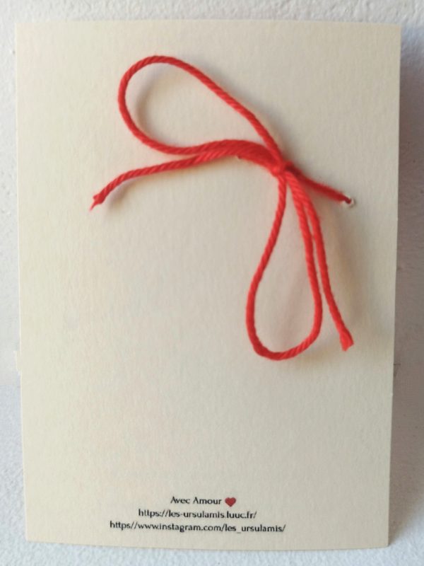 Câlin de poche (coquelicot)