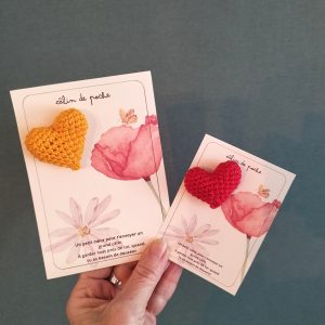 Câlin de poche (coquelicot)