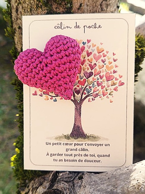 Câlin de poche (arbre coeurs)