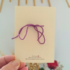 Câlin de poche personnalisé fête des pères - Petit cœur au crochet - Cadeau papa - Cadeau de la part de son enfant